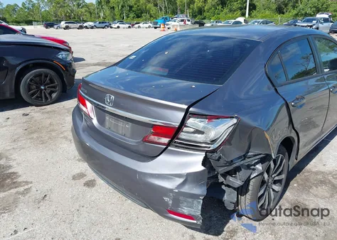 2015 Honda Civic Ex-L from USA, damaged, VIN 2HGFB2F96FH517377